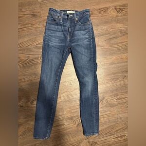 Madewell Dark Blue Skinny Jeans